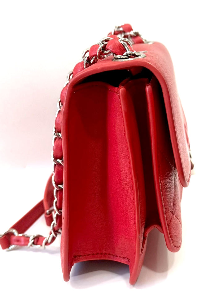 CHANEL QUILTED CALFSKIN LEATHER FLAP CROSSBODY BAG
