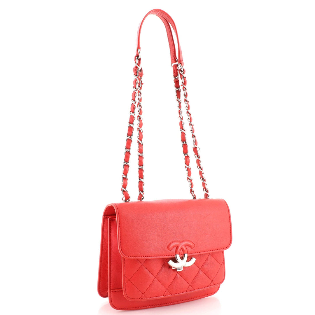 CHANEL QUILTED CALFSKIN LEATHER FLAP CROSSBODY BAG