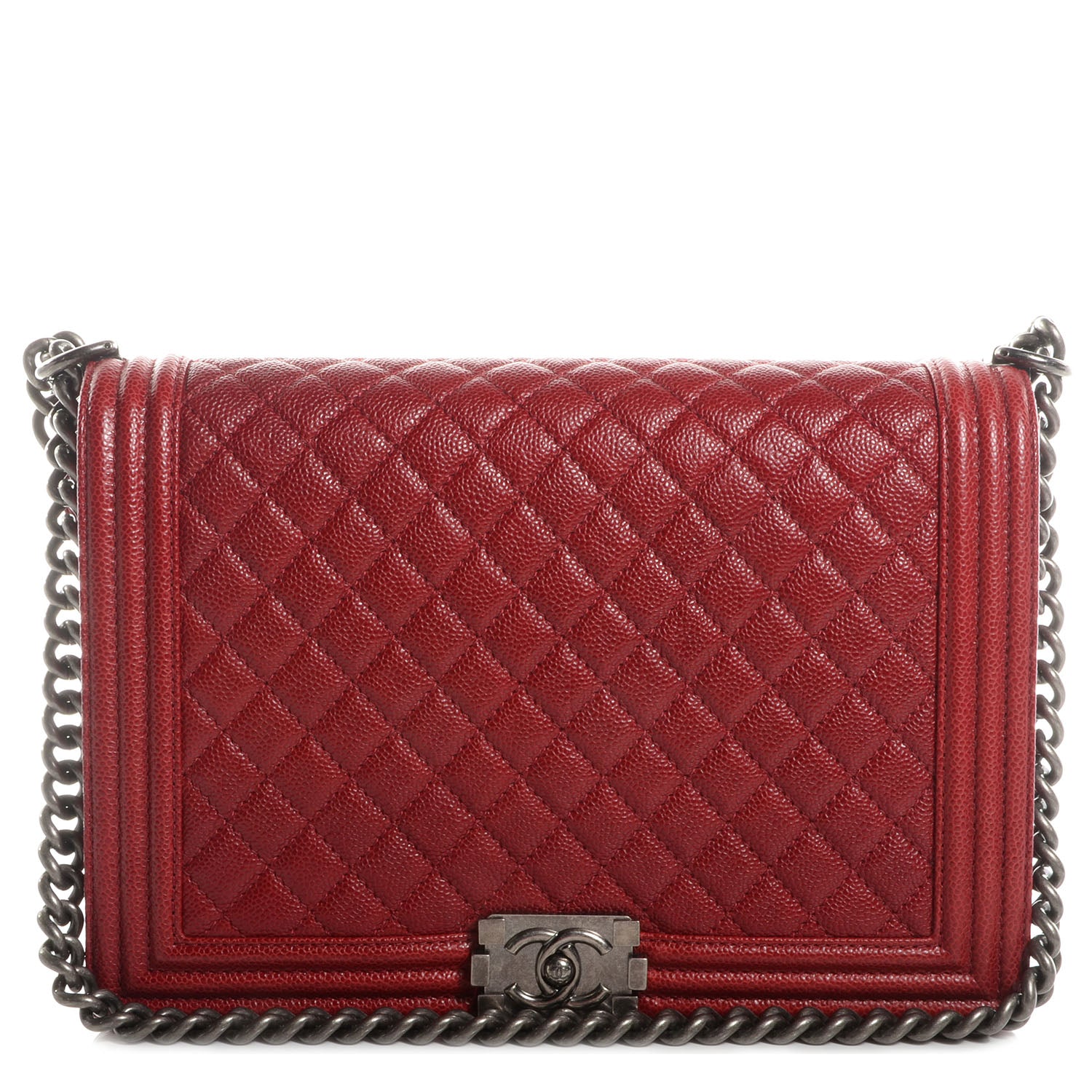 CHANEL CAVIAR QUILTED LEATHER LARGE BOY BAG – Caroline's Fashion