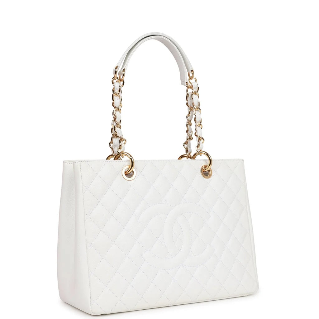 CHANEL CAVIAR QUILTED GRAND SHOPPING GST TOTE BAG