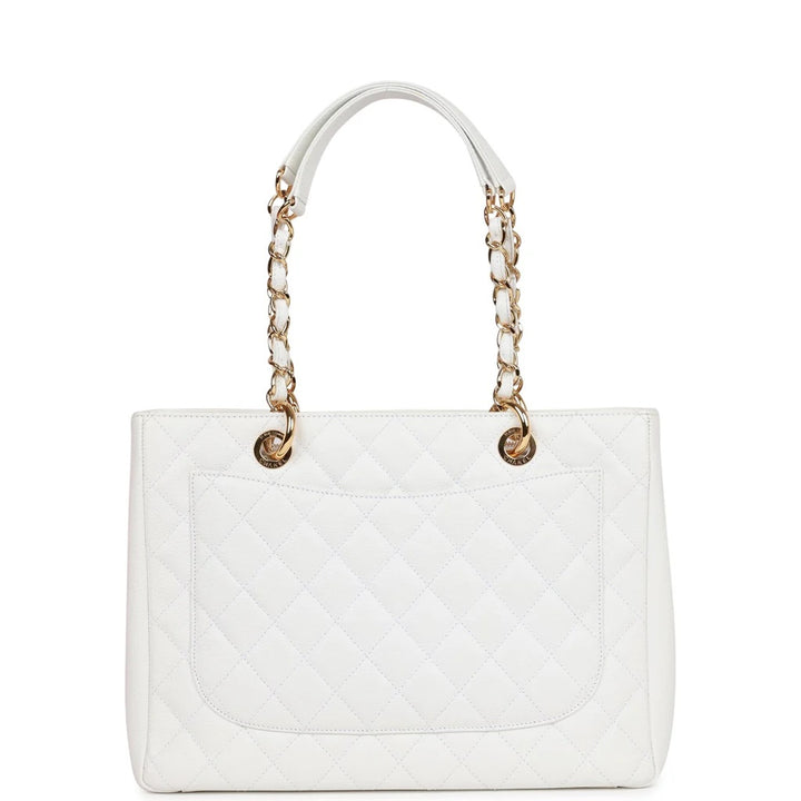 CHANEL CAVIAR QUILTED GRAND SHOPPING GST TOTE BAG