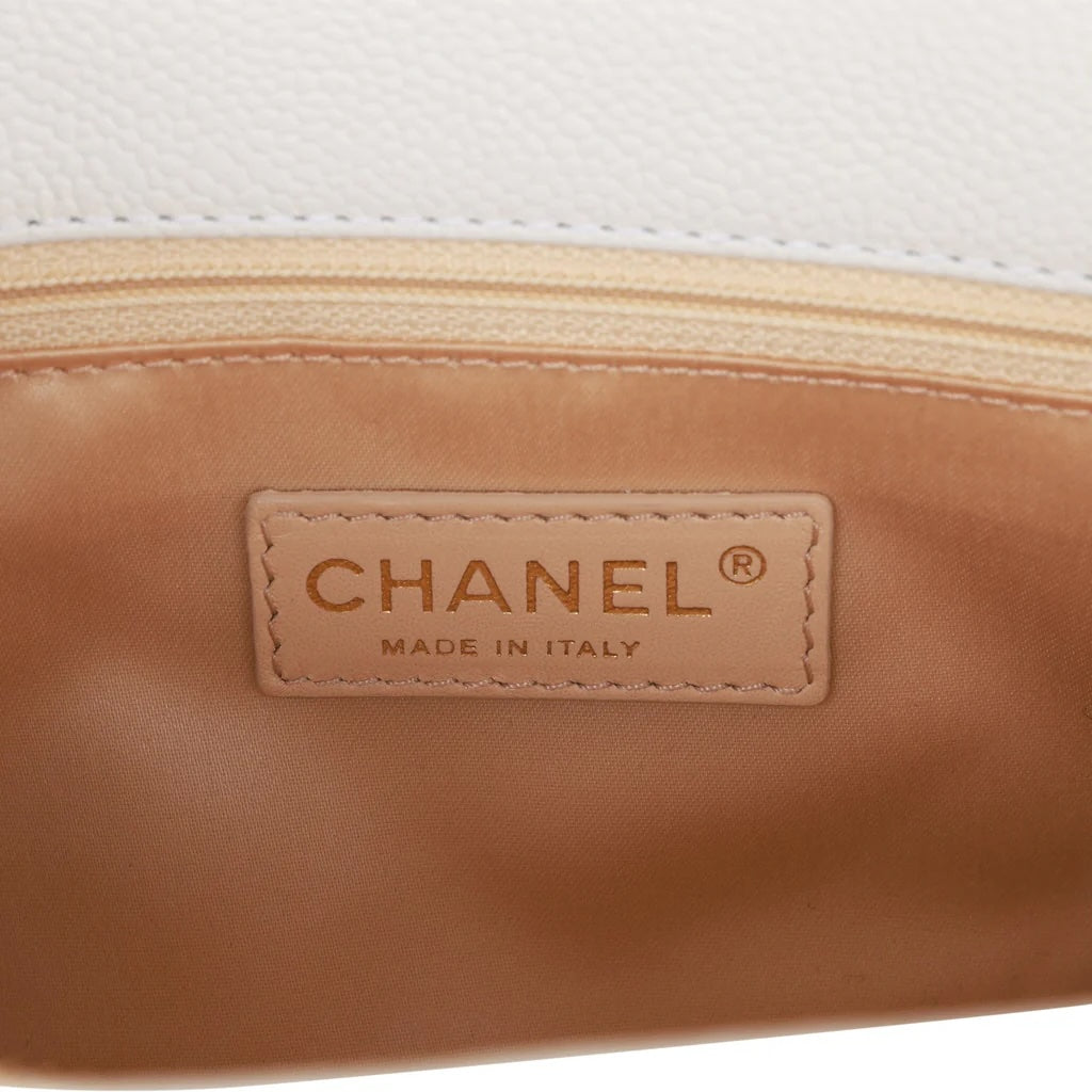 CHANEL CAVIAR QUILTED GRAND SHOPPING GST TOTE BAG