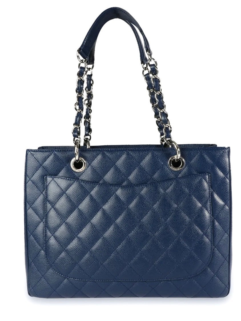 CHANEL CAVIAR QUILTED GRAND SHOPPING TOTE BAG
