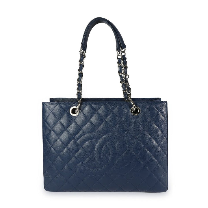 CHANEL CAVIAR QUILTED GRAND SHOPPING TOTE BAG