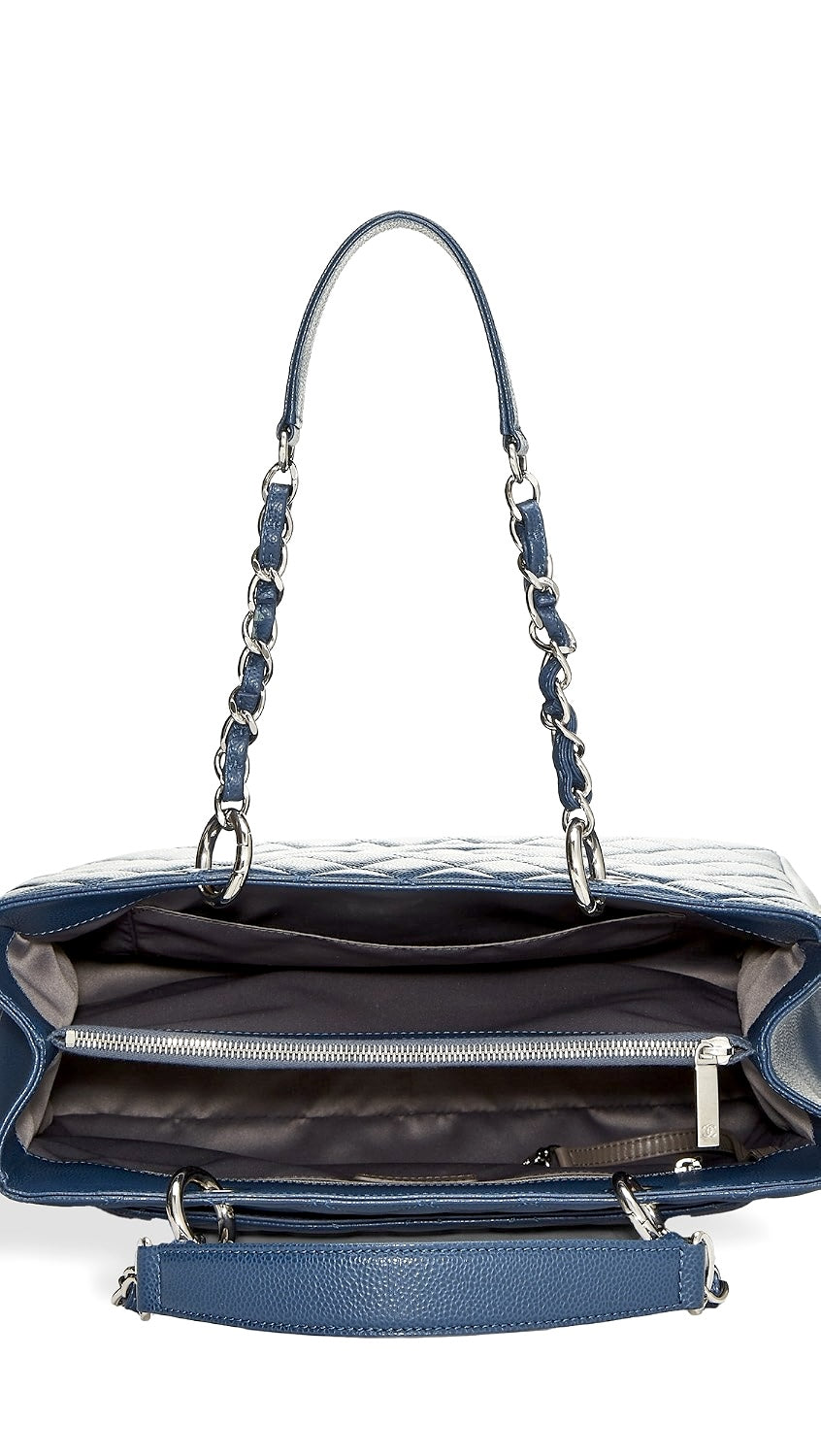 CHANEL CAVIAR QUILTED GRAND SHOPPING TOTE BAG