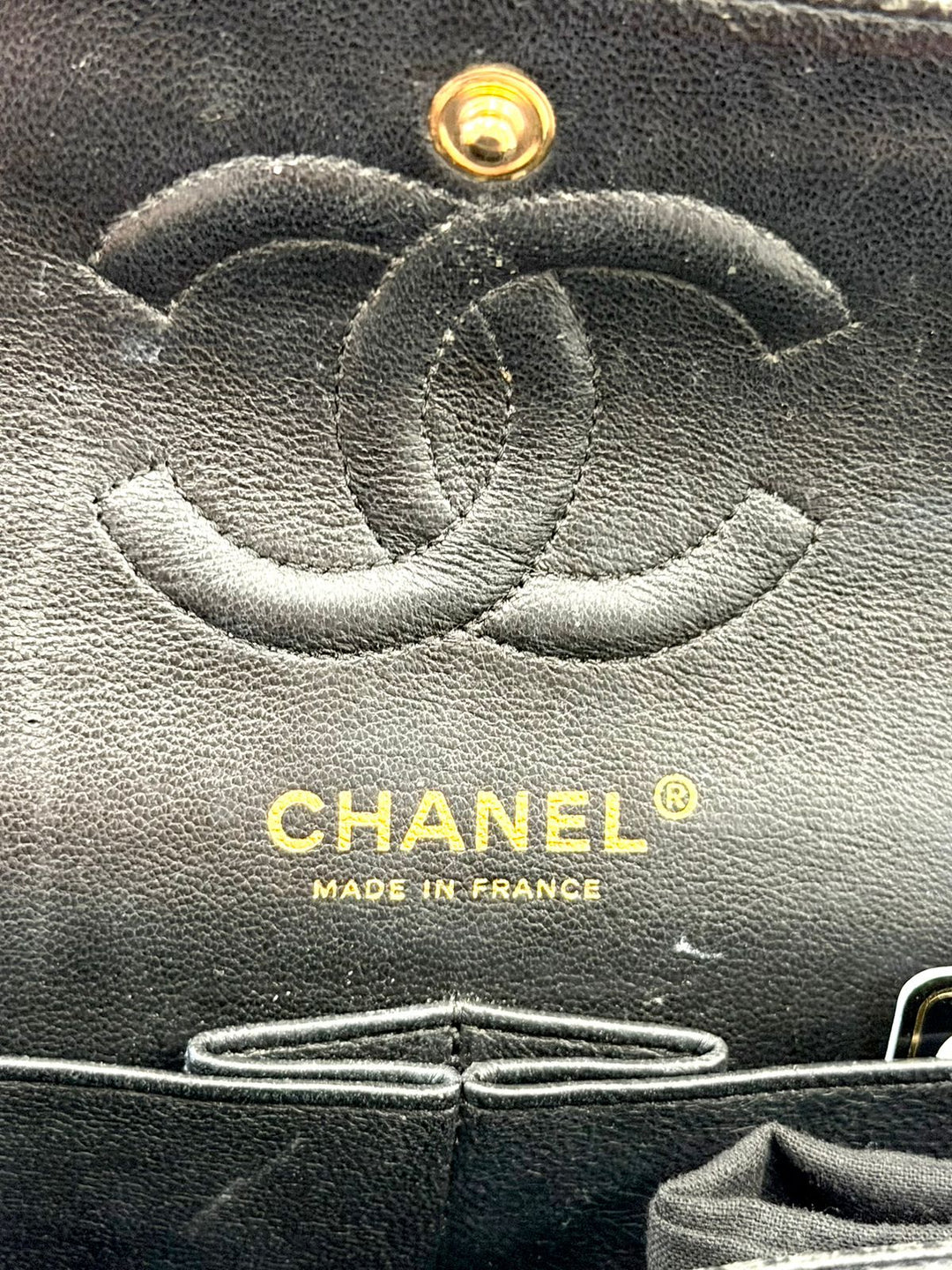 CHANEL CAVIAR QUILTED 24K GOLD-PLATED SMALL CLASSIC DOUBLE FLAP BAG