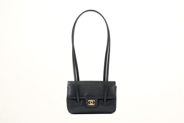 CHANEL SHINY CAVIAR MINI PREPPY COCO SHOULDER BAG