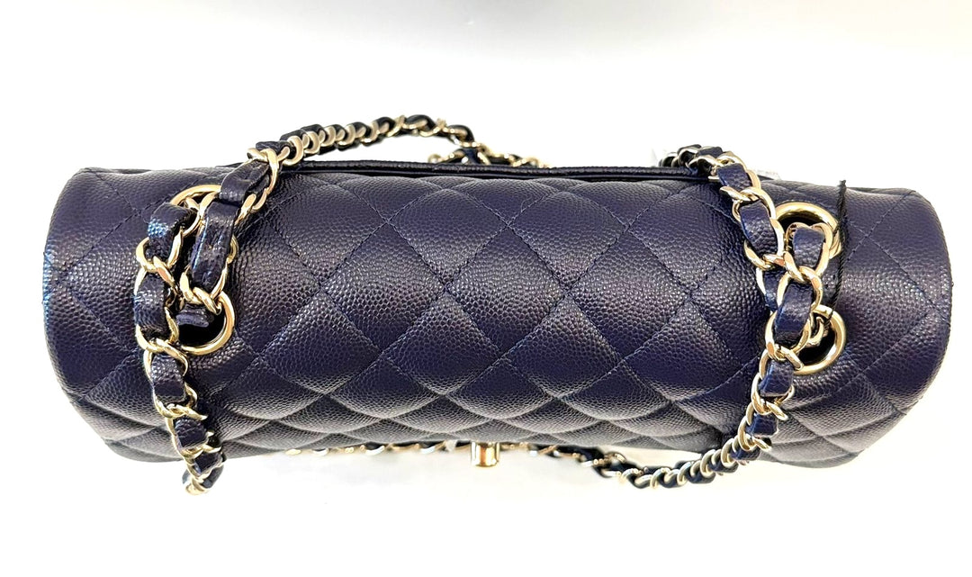 CHANEL CLASSIC CAVIAR QUILTED LEATHER SMALL DOUBLE FLAP BAG