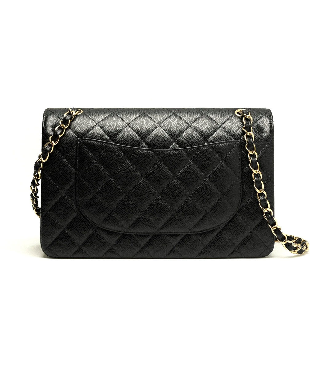 CHANEL CLASSIC CAVIAR QUILTED DOUBLE FLAP LARGE BAG