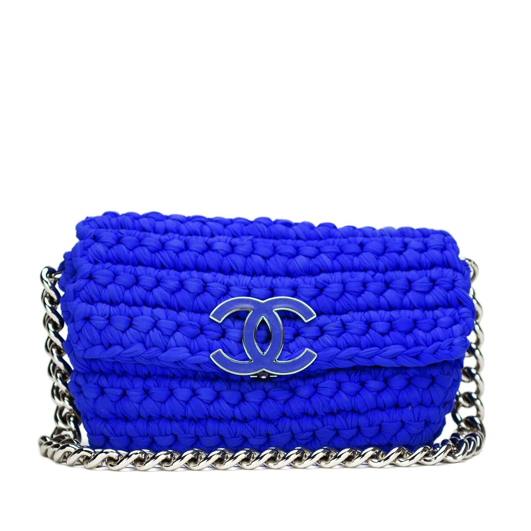 CHANEL CLASSIC FLAP CROCHET COLLECTORS SHOULDER BAG