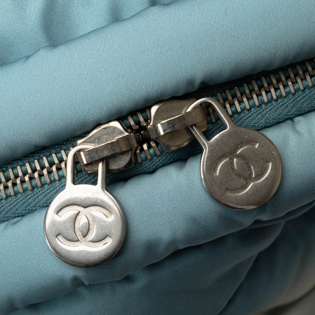 CHANEL NYLON EMBOSSED DOUDOUNE BACKPACK