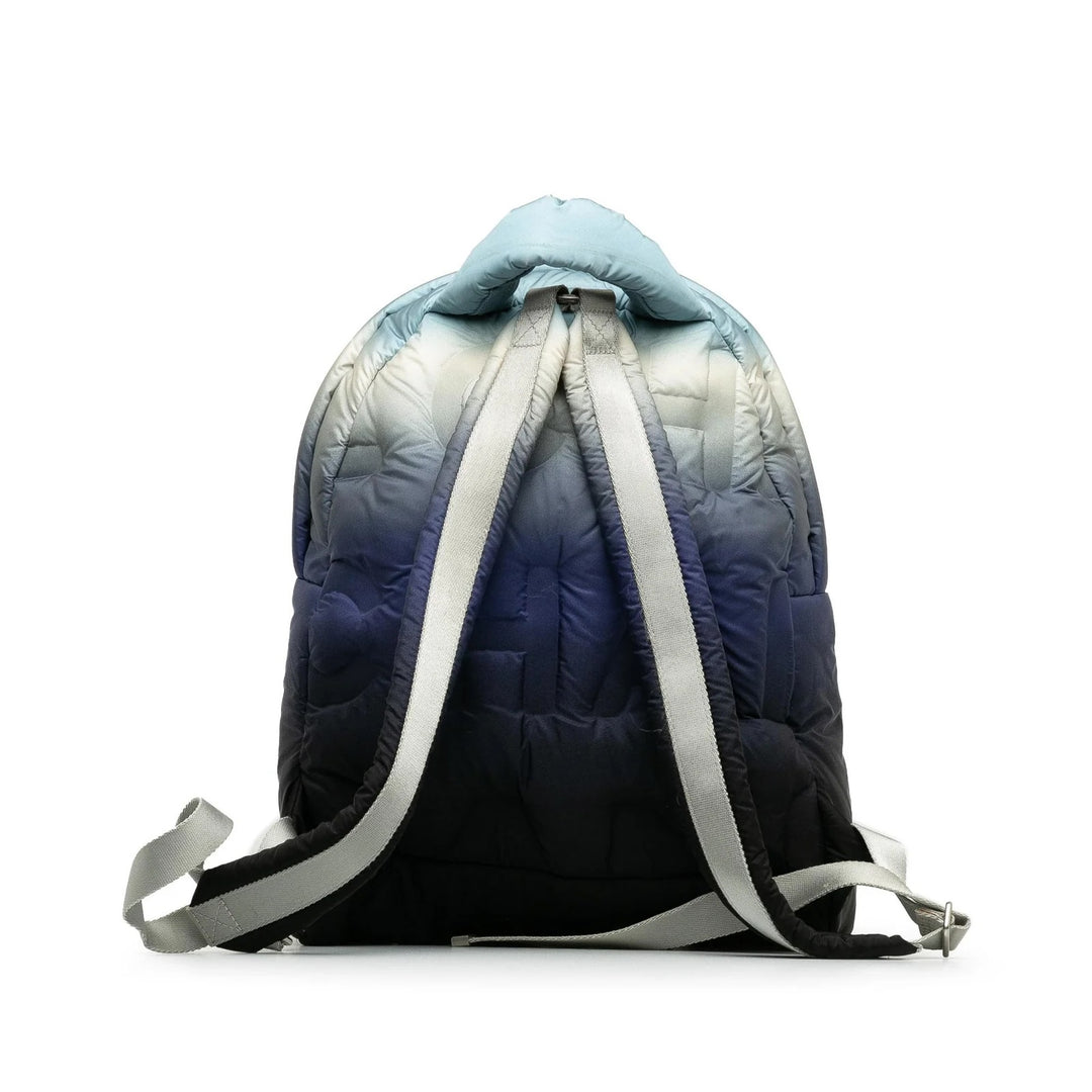 CHANEL NYLON EMBOSSED DOUDOUNE BACKPACK