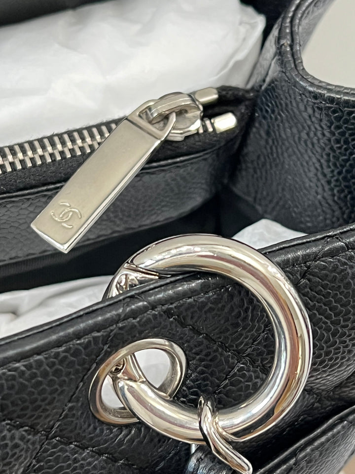 CHANEL CAVIAR QUILTED LEATHER GST TOTE BAG