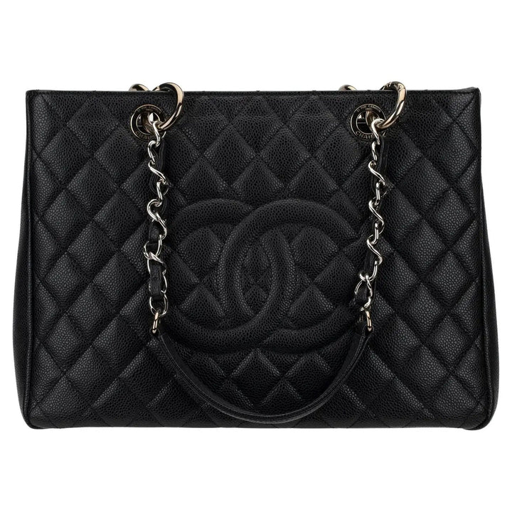CHANEL CAVIAR QUILTED LEATHER GST TOTE BAG