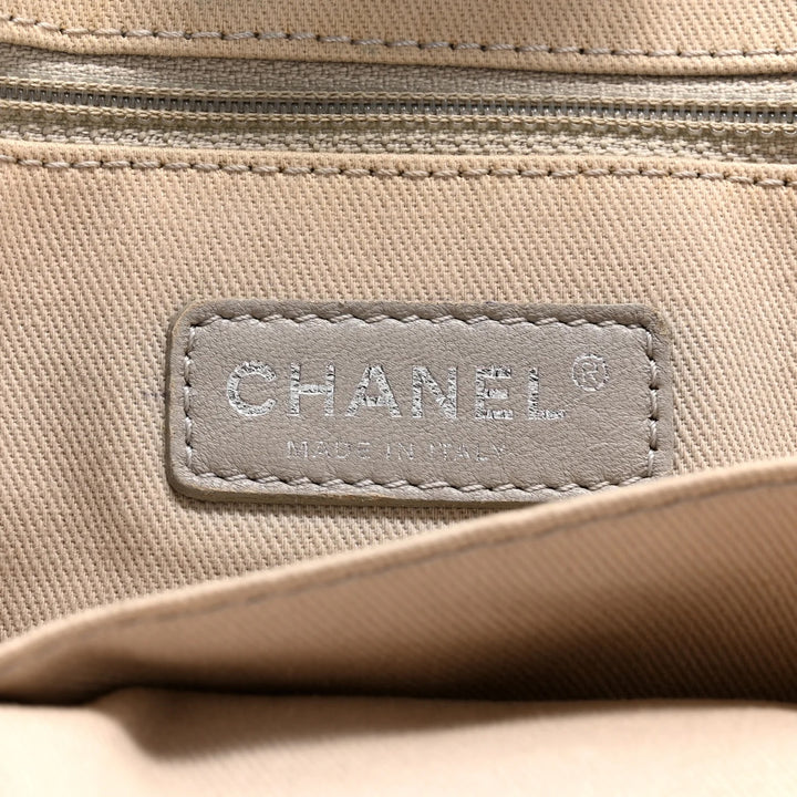 CHANEL 31 RUE CAMBON GLAZED CALFSKIN LEATHER DEAUVILLE TOTE