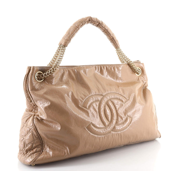 CHANEL CC RODEO DRIVE ACCORDION LARGE TOTE BAG
