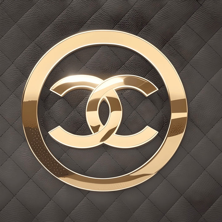 CHANEL METALLIC GOLD QUILTED CAVIAR WALLET ON A CHAIN-HS