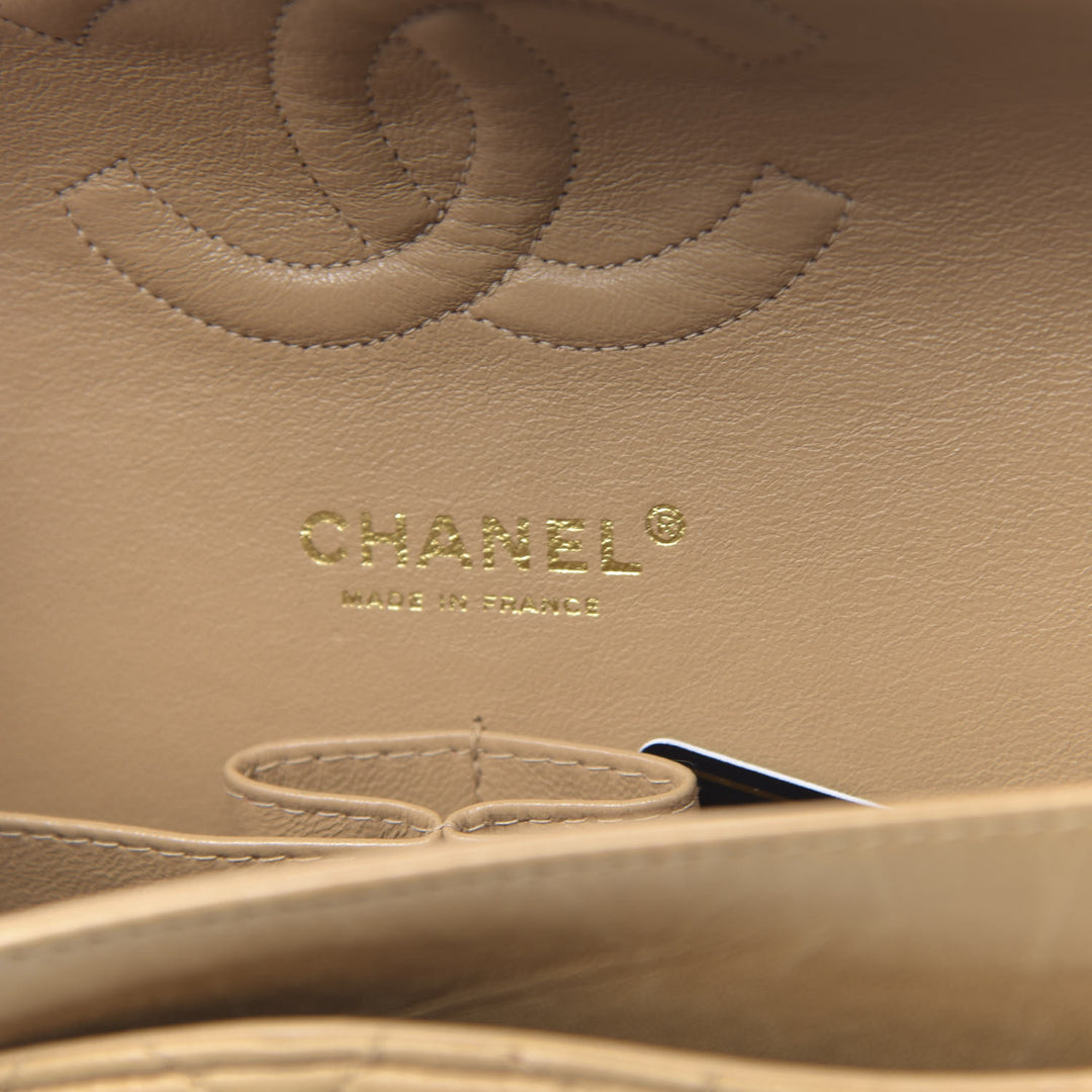 CHANEL QUILTED CALFSKIN CLASSIC DOUBLE FLAP MEDIUM SHOULDER BAG