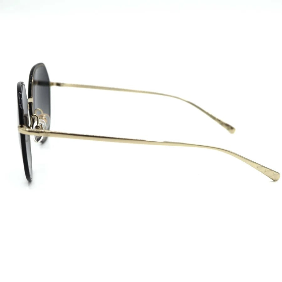 CHANEL METAL POLARIZED ROUND SUNGLASSES