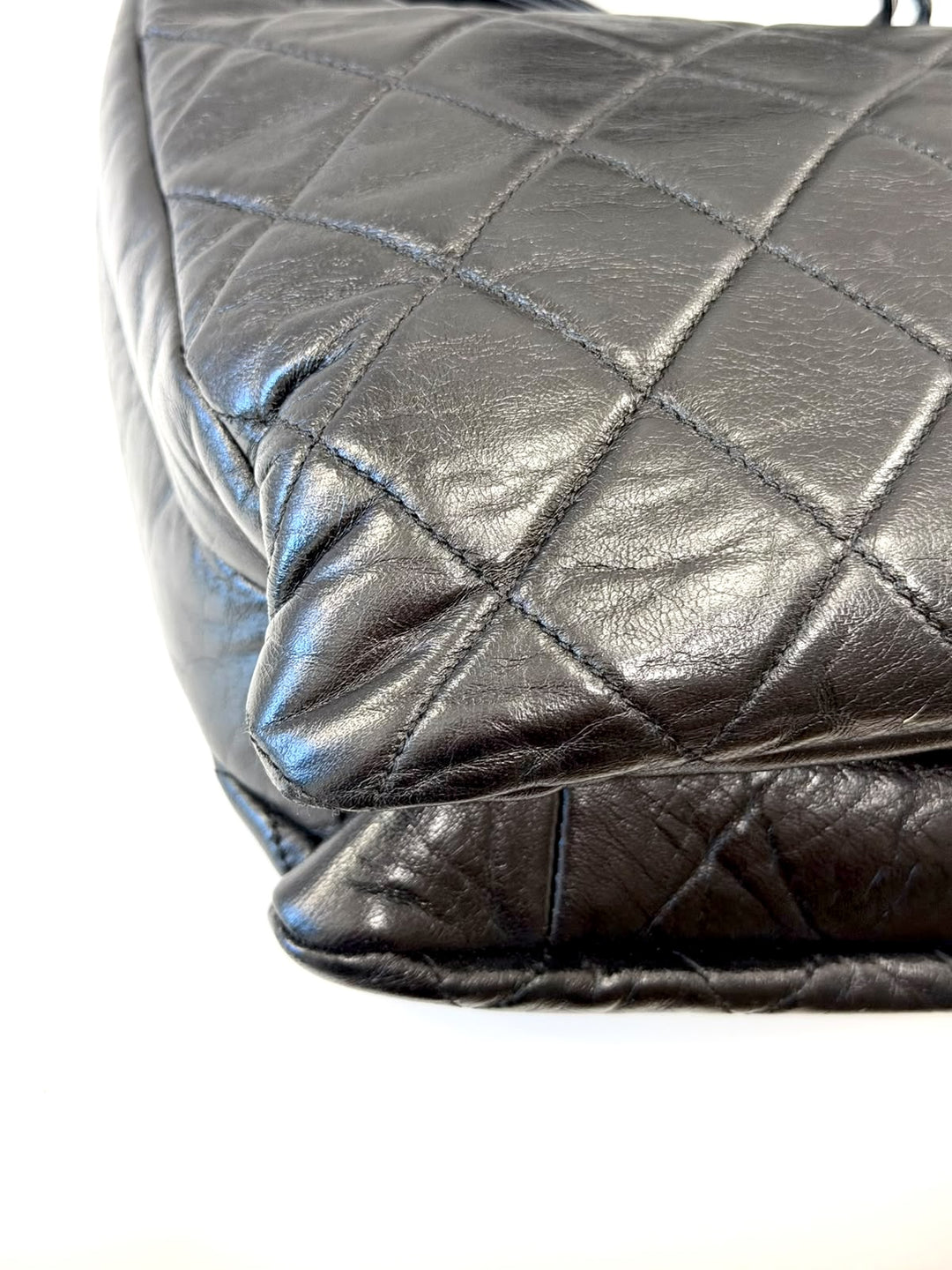 CHANEL QUILTED LAMBSKIN VINTAGE ENVELOPE SHOULDER BAG