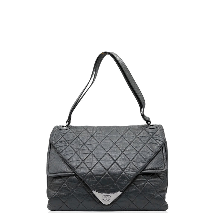 CHANEL QUILTED LAMBSKIN VINTAGE ENVELOPE SHOULDER BAG