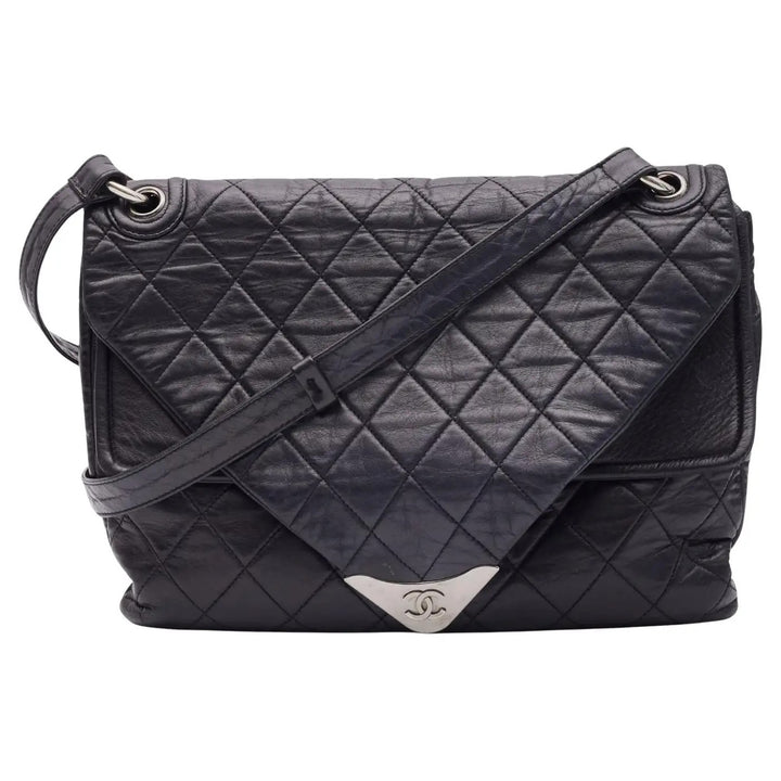 CHANEL QUILTED LAMBSKIN VINTAGE ENVELOPE SHOULDER BAG