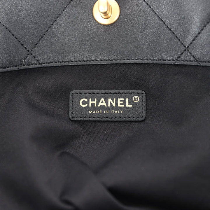 CHANEL QUILTED CALFSKIN LEATHER MAXI SHOPPING BAG