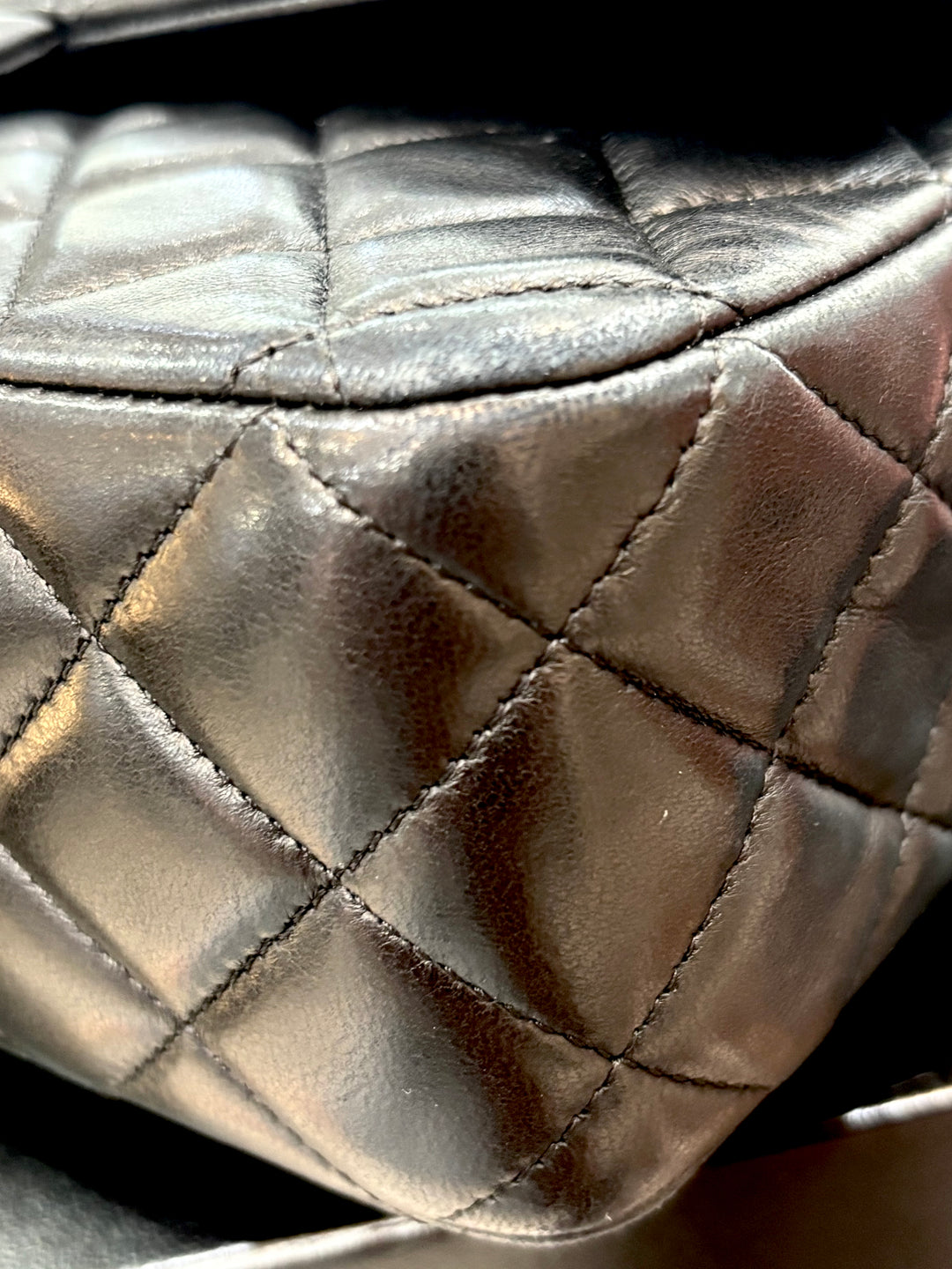 CHANEL QUILTED LAMBSKIN CRYSTAL CHARMS LIMITED EDITION MEDIUM FLAP BAG