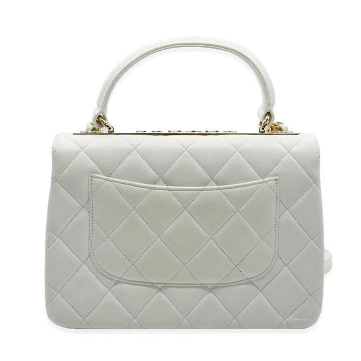 CHANEL QUILTED LAMBSKIN SMALL TRENDY CC HANDLE FLAP BAG