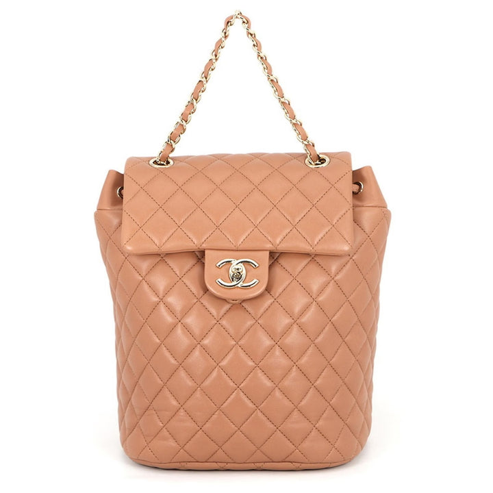 CHANEL URBAN SPIRIT QUILTED LAMBSKIN SMALL BACKPACK