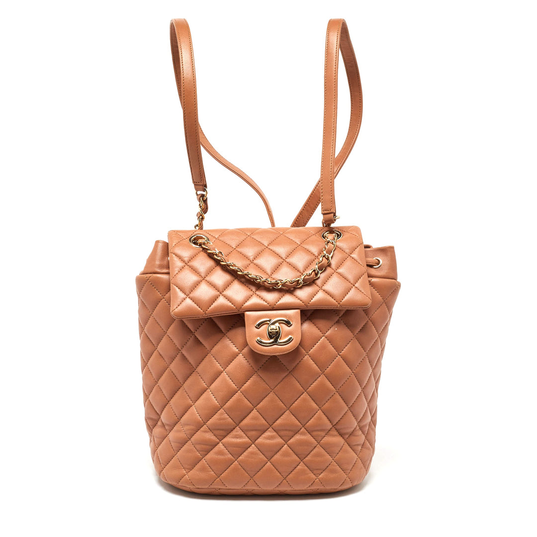 CHANEL URBAN SPIRIT QUILTED LAMBSKIN SMALL BACKPACK