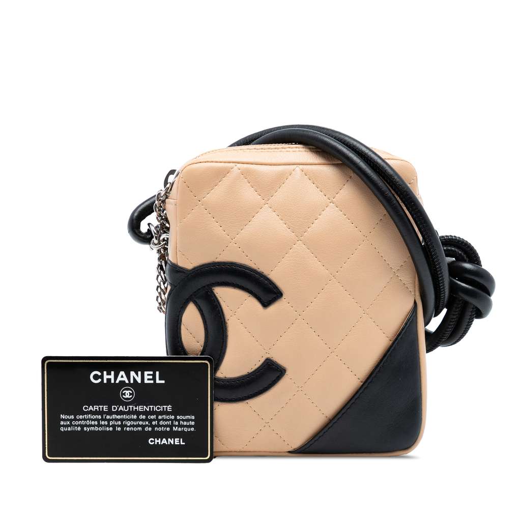 CHANEL QUILTED CALFSKIN LEATHER CAMBON LIGNE CROSSBODY BAG