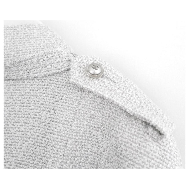 CHANEL PEARLY GRAY FANTASY TWEED JACKET