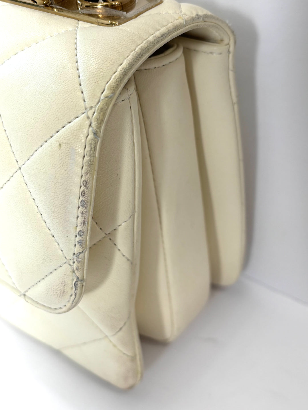 CHANEL QUILTED LAMBSKIN SMALL TRENDY CC HANDLE FLAP BAG