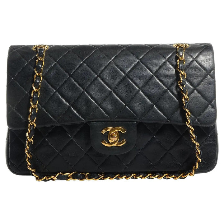 CHANEL VINTAGE LAMBSKIN CLASSIC FLAP MEDIUM BAG