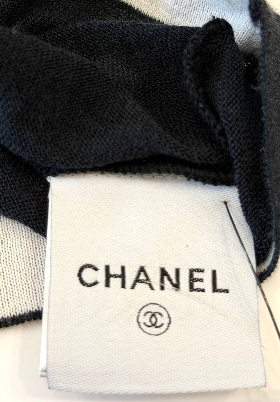 CHANEL SEMI-SHEER KNIT TANK TOP