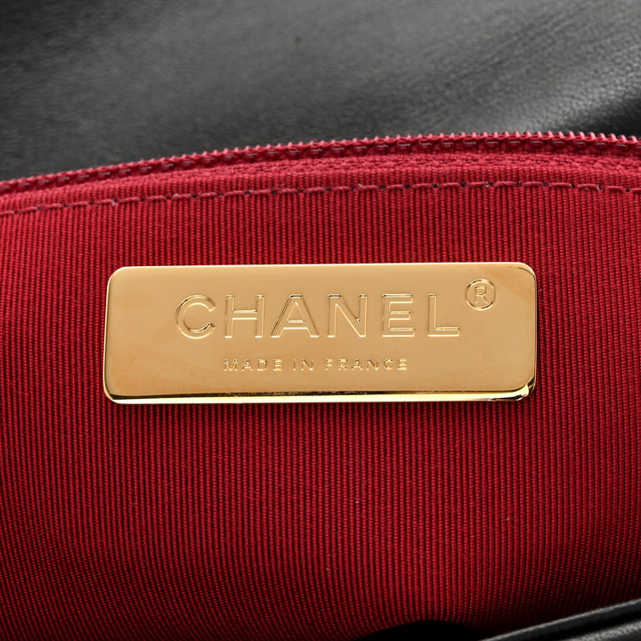 CHANEL 19 QUILTED LAMBSKIN LARGE FLAP BAG