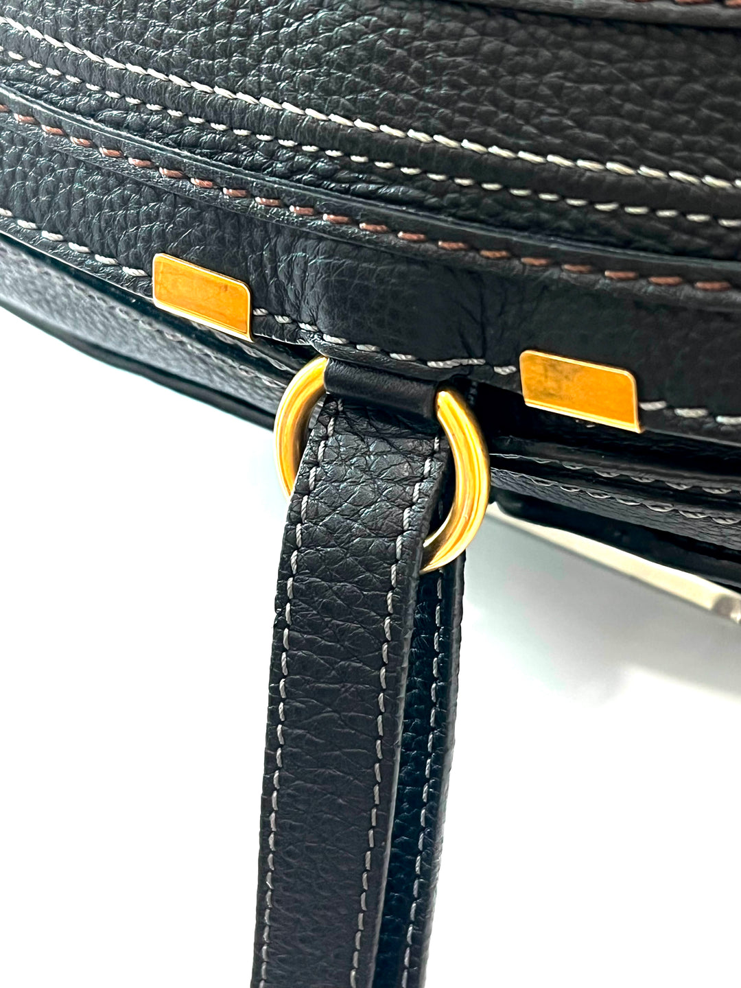 CHLOÉ MARCIE SMALL CALFSKIN LEATHER SHOULDER BAG