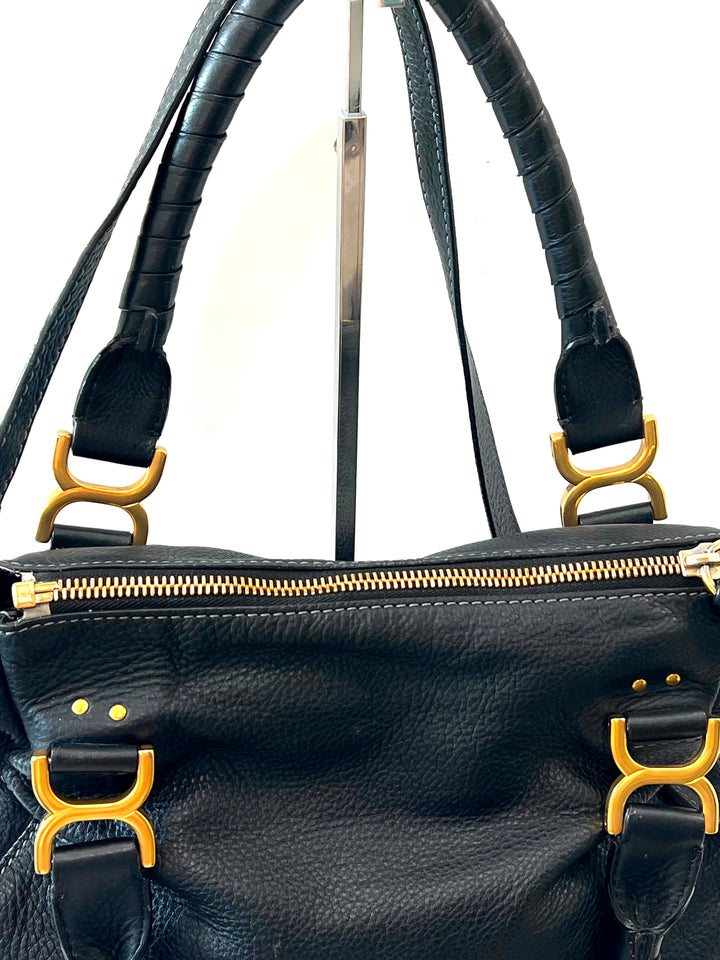 CHLOÉ MARCIE SMALL CALFSKIN LEATHER SHOULDER BAG