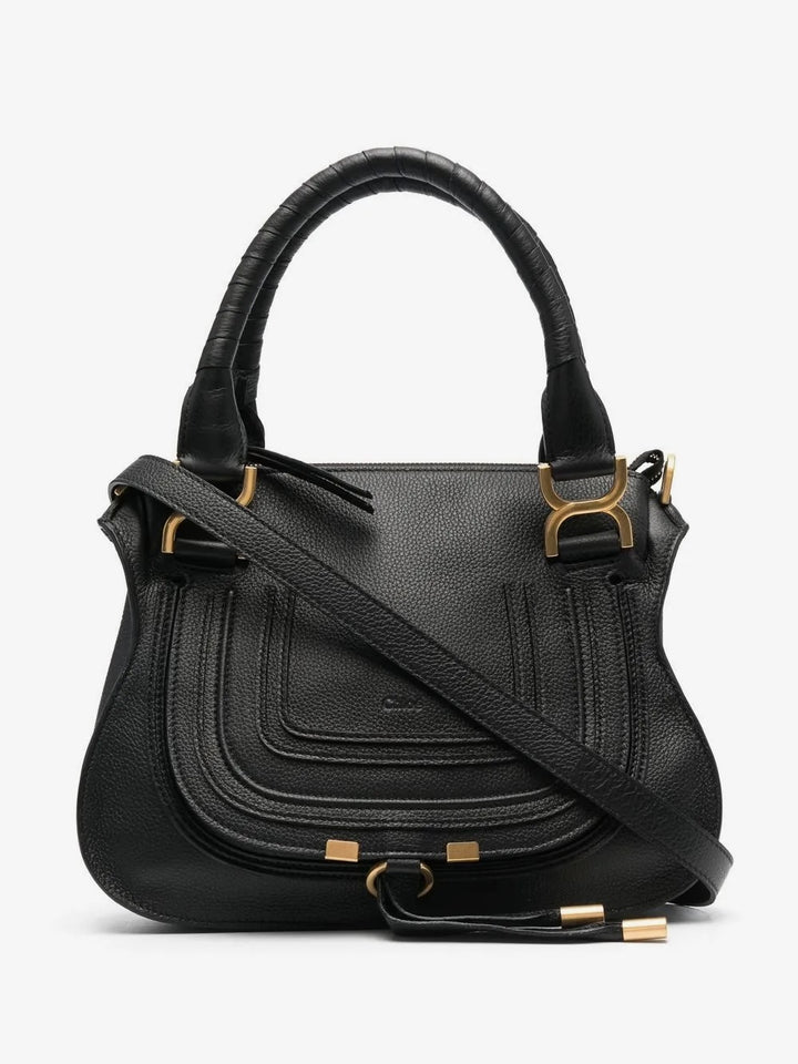 CHLOÉ MARCIE SMALL CALFSKIN LEATHER SHOULDER BAG