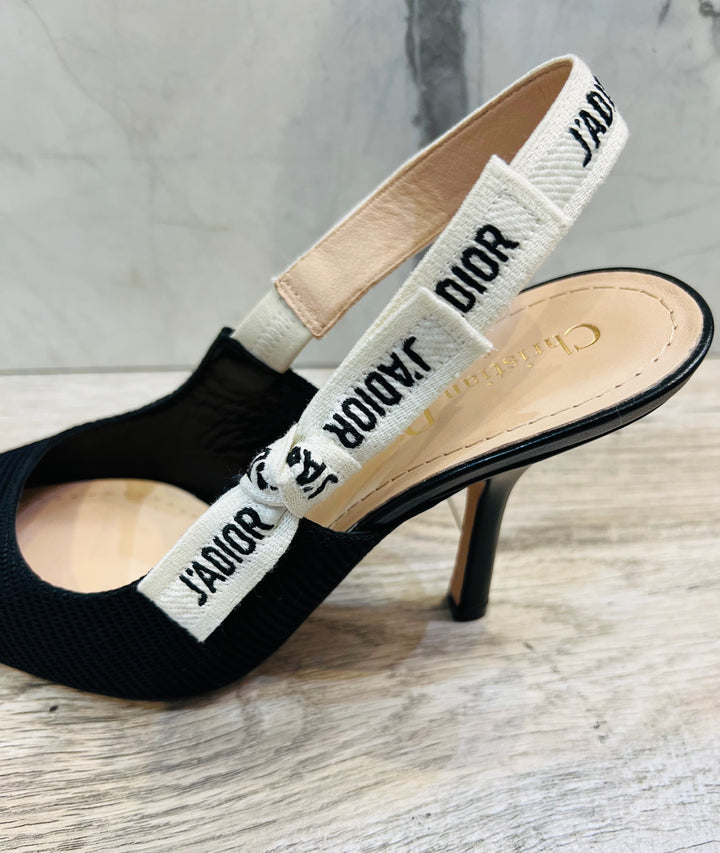 CHRISTIAN DIOR J'ADIOR TECHNICAL FABRIC SLINGBACK PUMPS CHRISTIAN DIOR J'ADIOR TECHNICAL FABRIC SLINGBACK PUMPS
