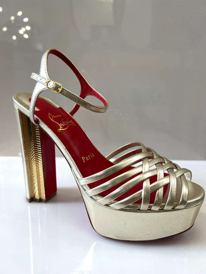 CHRISTIAN LOUBOUTIN COLUNA GIRL SAHARA SANDALS