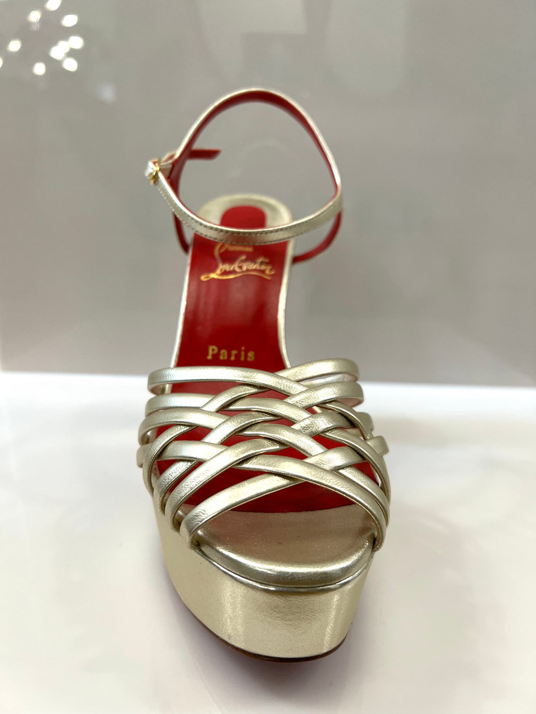 CHRISTIAN LOUBOUTIN COLUNA GIRL SAHARA SANDALS