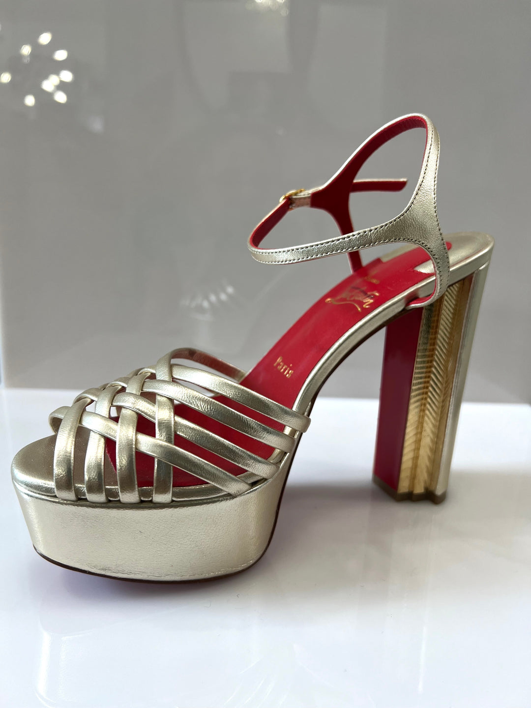 CHRISTIAN LOUBOUTIN COLUNA GIRL SAHARA SANDALS