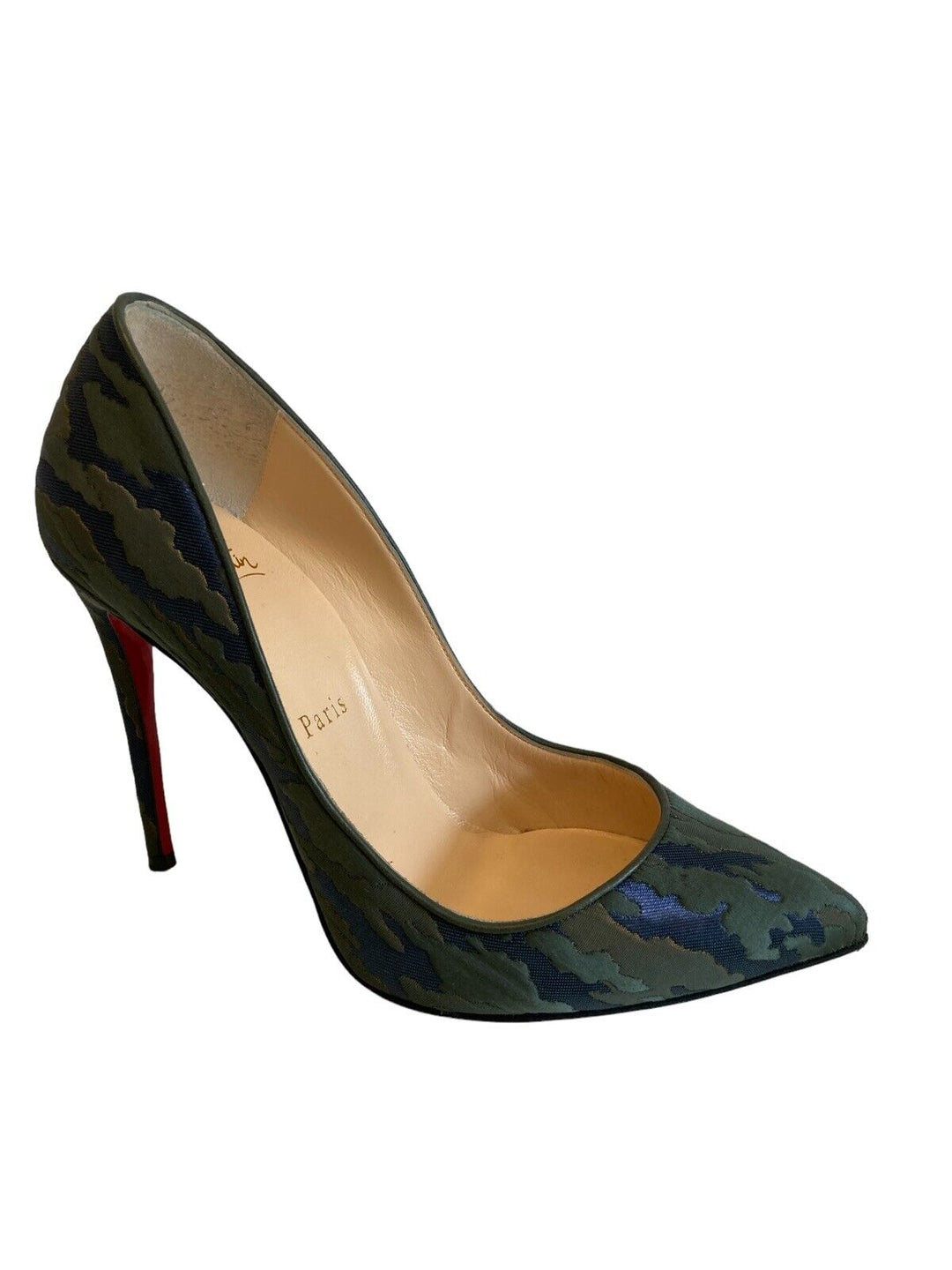 CHRISTIAN LOUBOUTIN CAMOLOUBI PIGALLE FOLLIES PUMPS