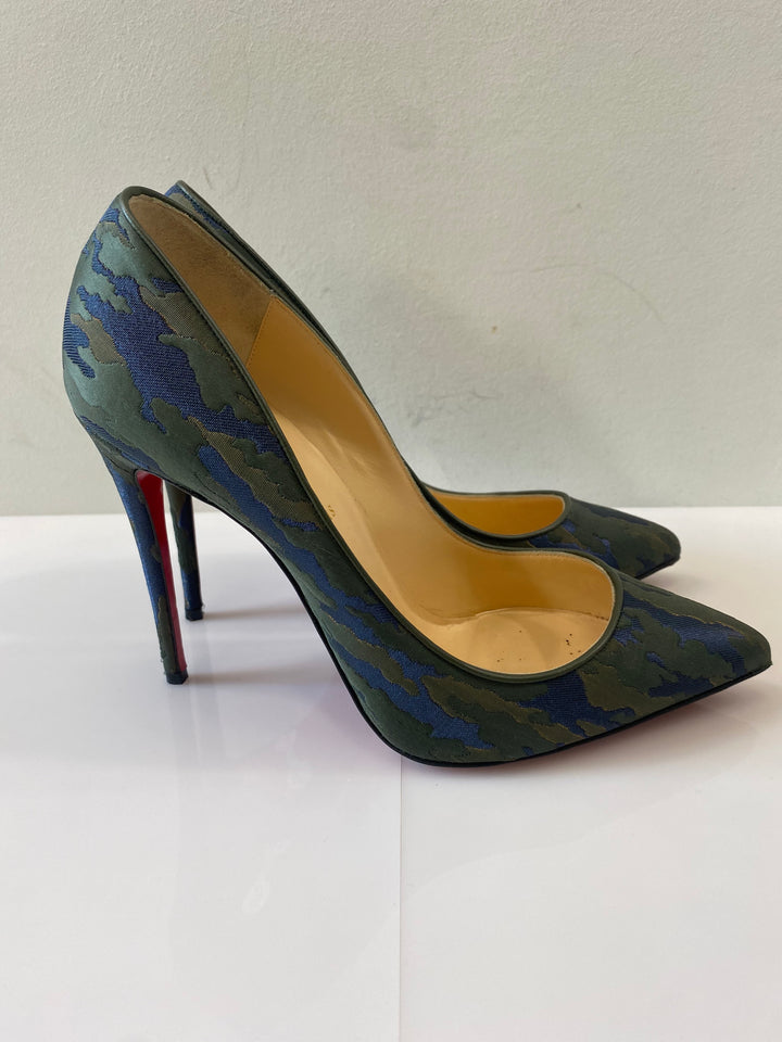 CHRISTIAN LOUBOUTIN CAMOLOUBI PIGALLE FOLLIES PUMPS