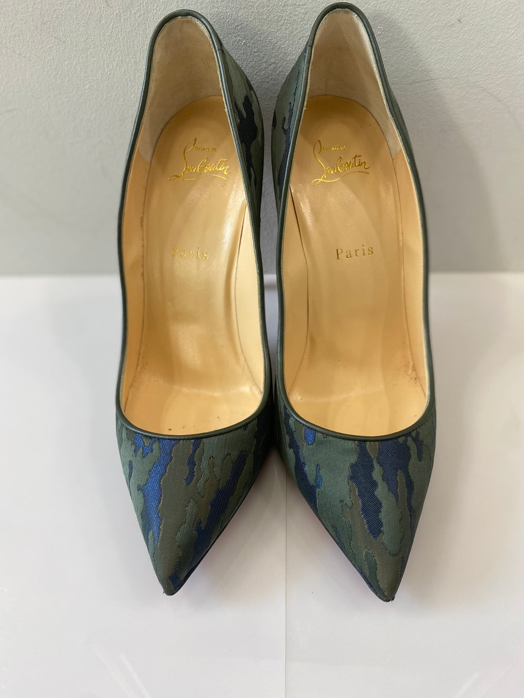 CHRISTIAN LOUBOUTIN CAMOLOUBI PIGALLE FOLLIES PUMPS