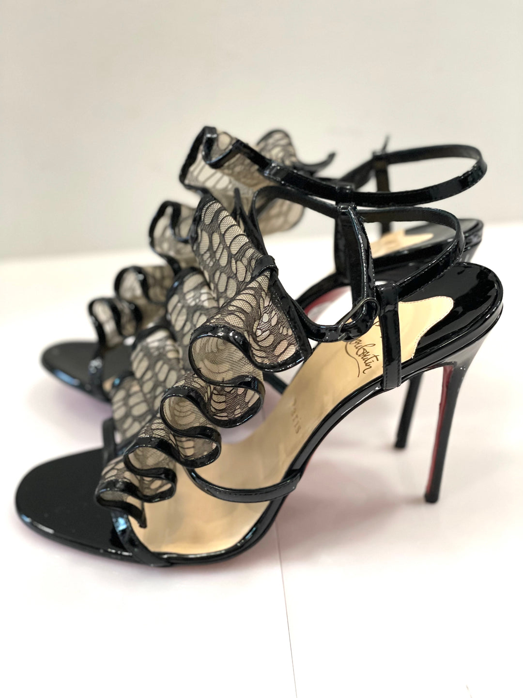 CHRISTIAN LOUBOUTIN FORTITIA HEELED SANDALS