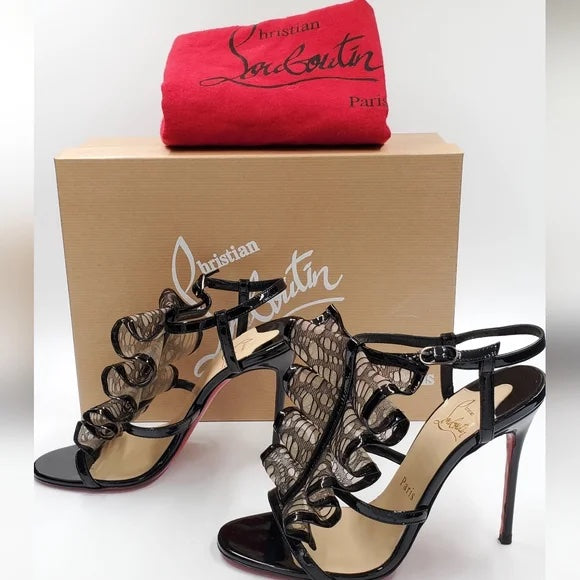 CHRISTIAN LOUBOUTIN FORTITIA HEELED SANDALS
