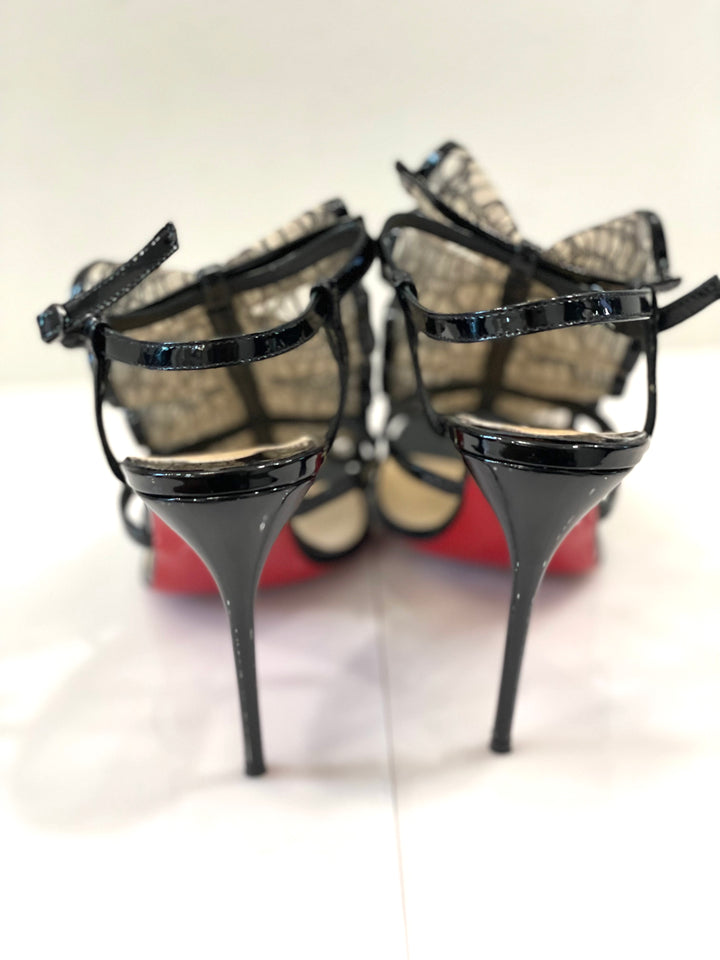 CHRISTIAN LOUBOUTIN FORTITIA HEELED SANDALS